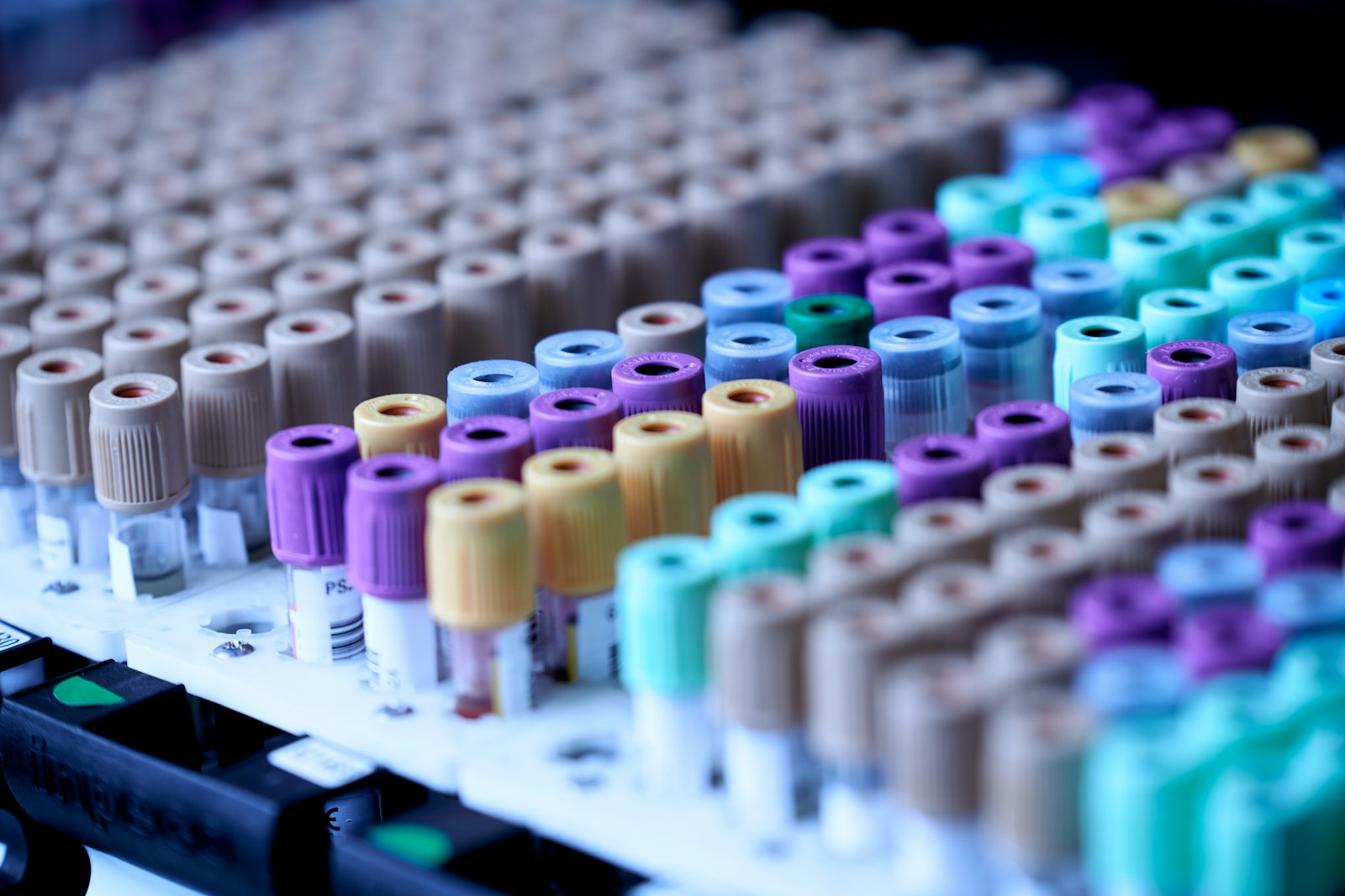 Tubos de laboratorio para análisis clínicos